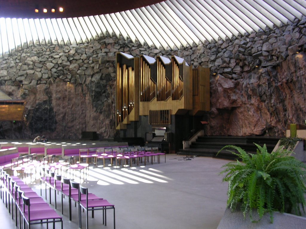 Temppeliaukio Church by Aulo Aasmaa