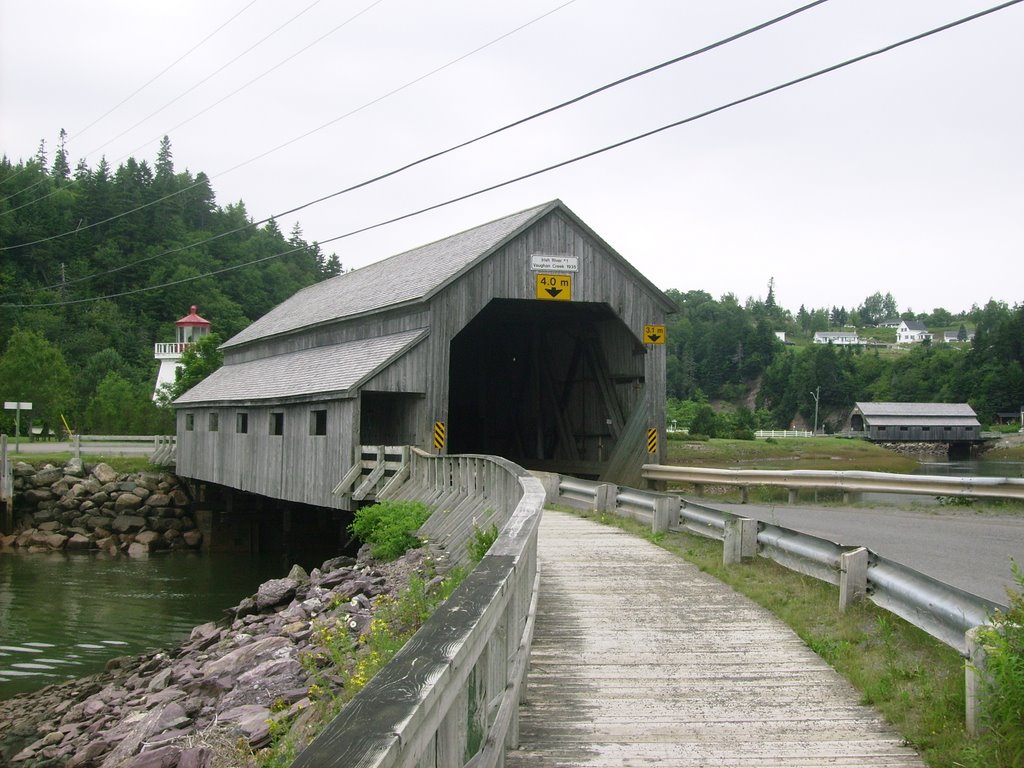 Covered bridge, St. Martin's NB by bluenosegirl