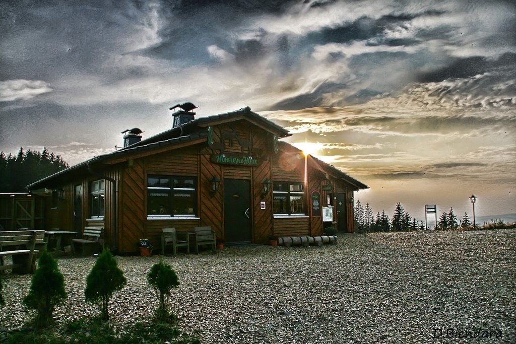 Wanderhütte in Hoheleye am Rothaarsteig im Sauerland by D. Biendara