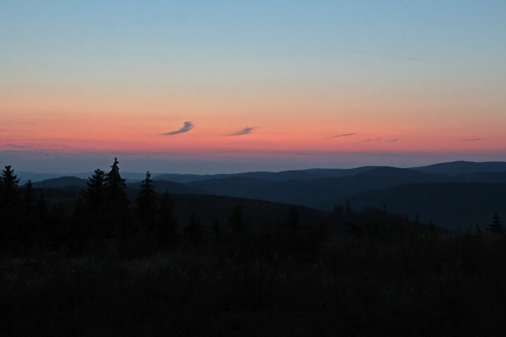 Blick von der Hoheleyer Hütte nach NW by D. Biendara