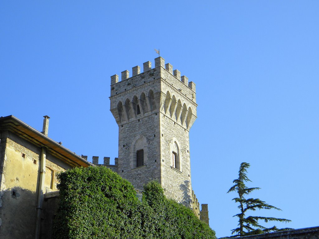 San Casciano dei Bagni: Torre di Palazzo Bologna (18-08-09) by Renato Pantini