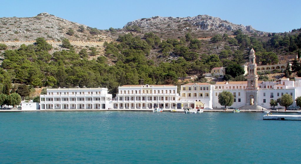 Simi island, monastery by tomasz oldskul