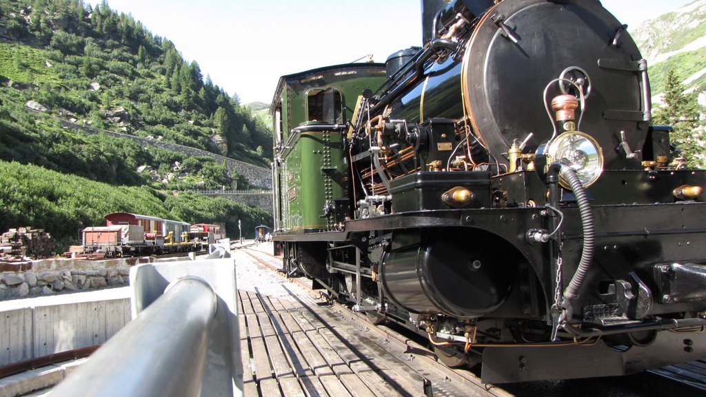 Railway station, Gletsch by looser oswald