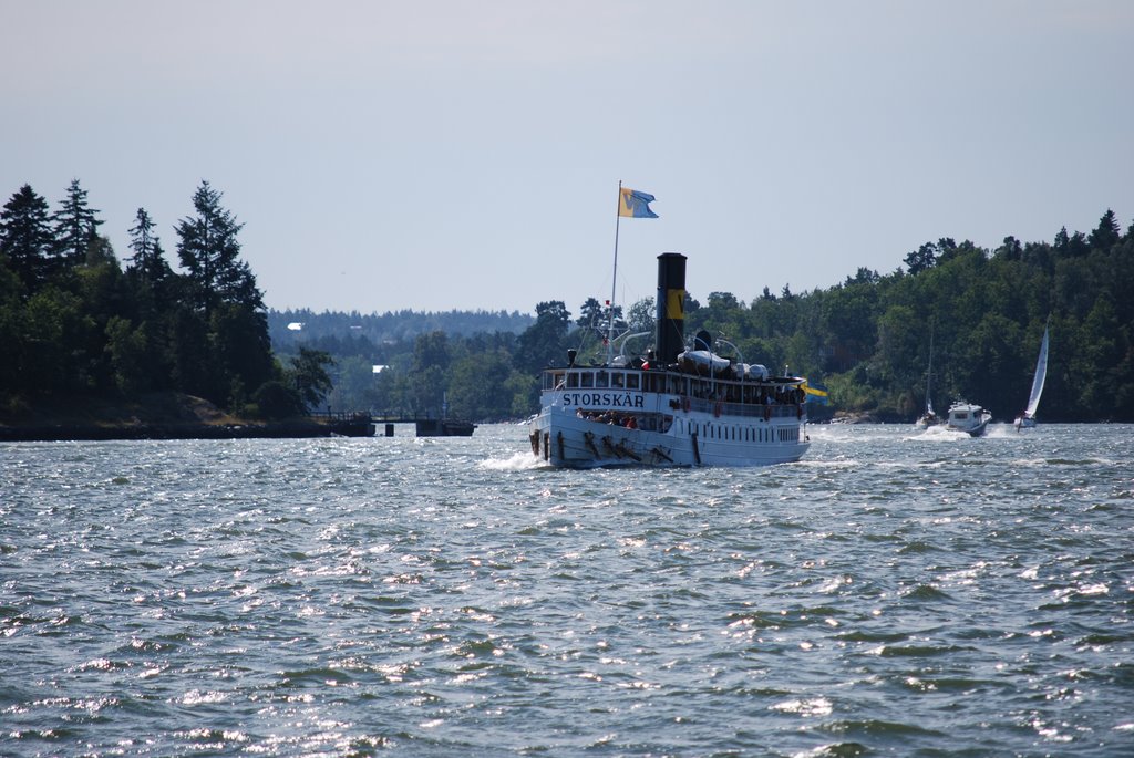 Storskär arriving to Vaxholm habour by Anders Norr