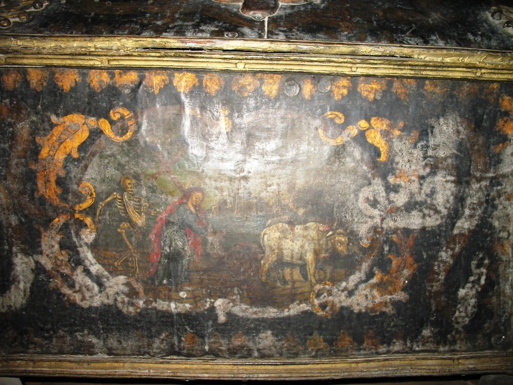 Painted coffin from 1653 by K.Csaba