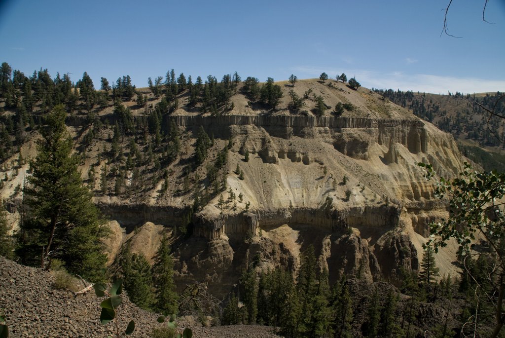 Yellowstone River Cliff by BeauImage