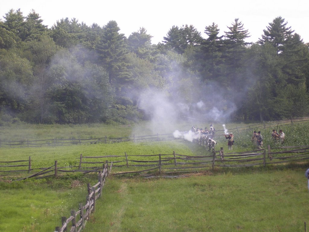 Battle at Old Sturbridge Village by JOHN CASSIDY