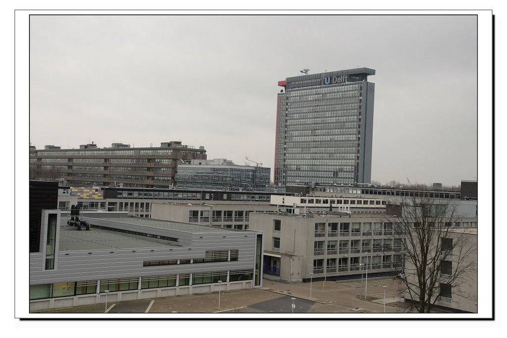 Faculteit electrotechiek, view from the library by junhao