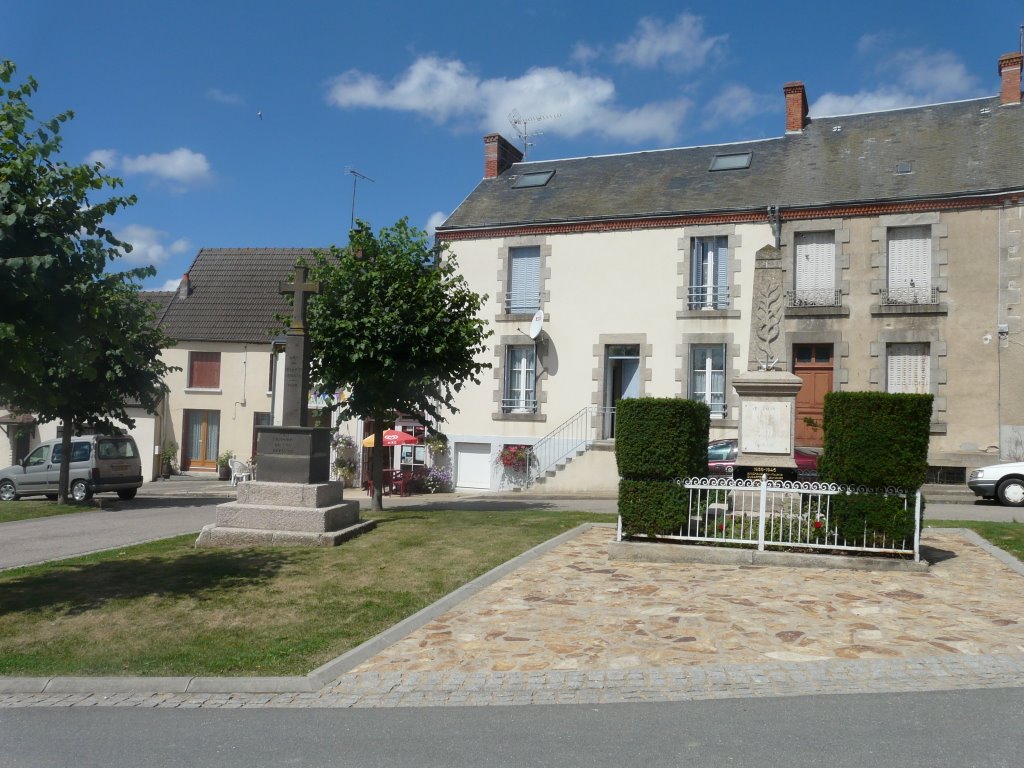 Chez L'église de Vijon, Département Indre, France by David Jimmink