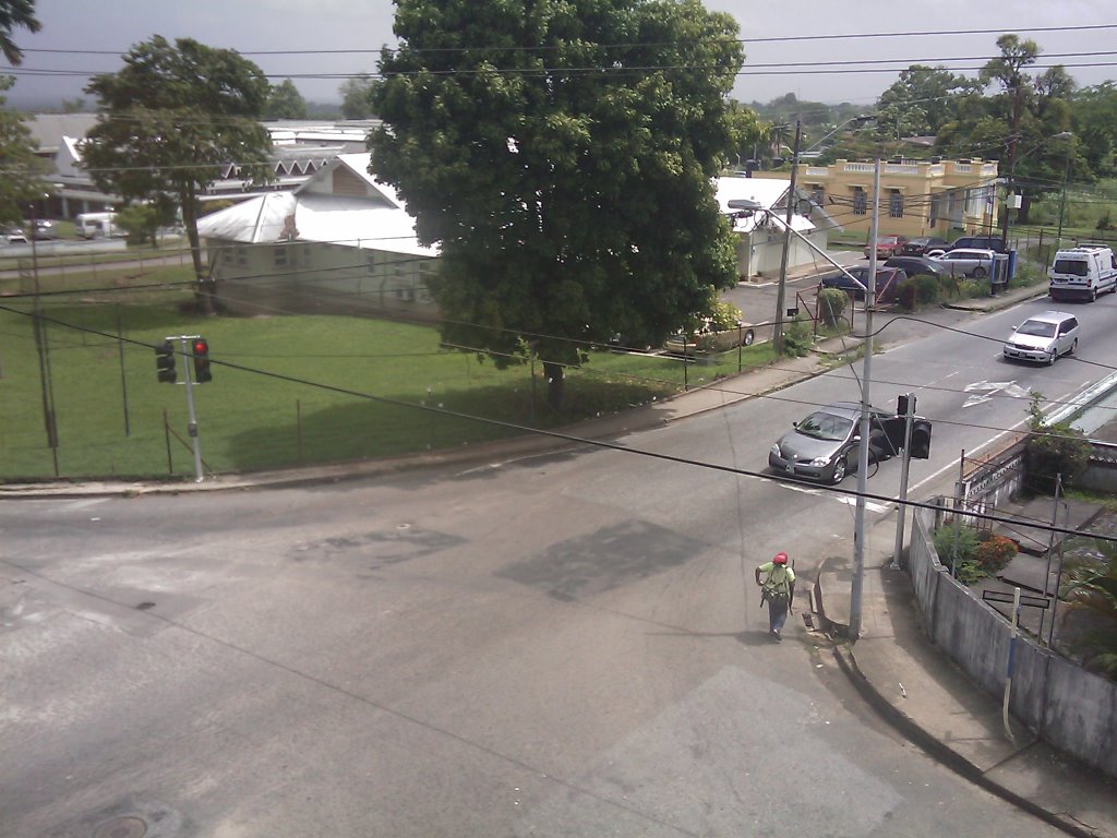 Eastern Main Road at the Velodrome, Arima Trinidad and Tobago by ralleyne