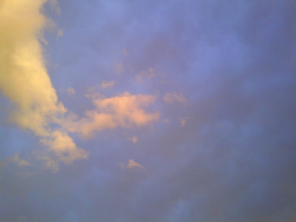 Sky above Village Digomi, Tbilisi, Georgia by gasviani