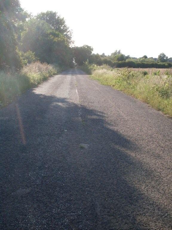 View back down Baldock Road (now closed), Stotfold SG5 by cdm2007