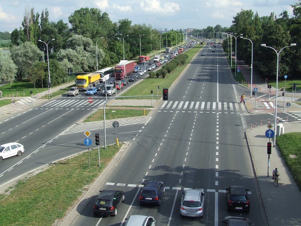 Wisłostrada (ul. Wybrzeże Gdańskie) - 06/08/2009 by Przemysław Kanadys