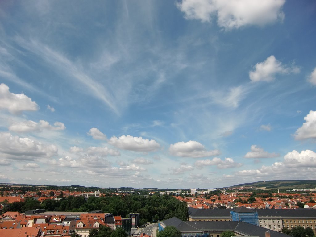 Smiling sunny day, Playing Clouds and watching Sky by Binod Kafle