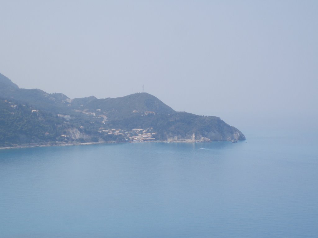 Agios Nikitas village viewed from Pefkoulia by maxperi