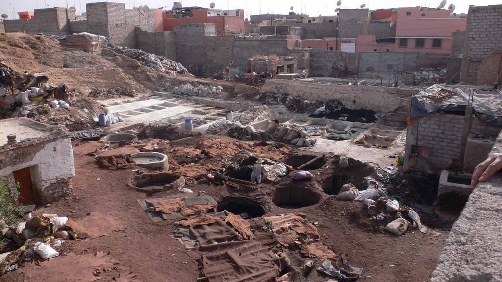 Tannery, Marrakech by mamoru