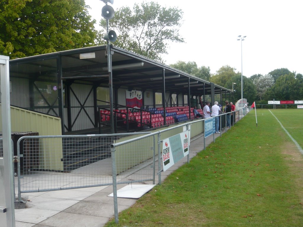 Tatnam Ground, home of Poole Town Football Club by StephenHarris