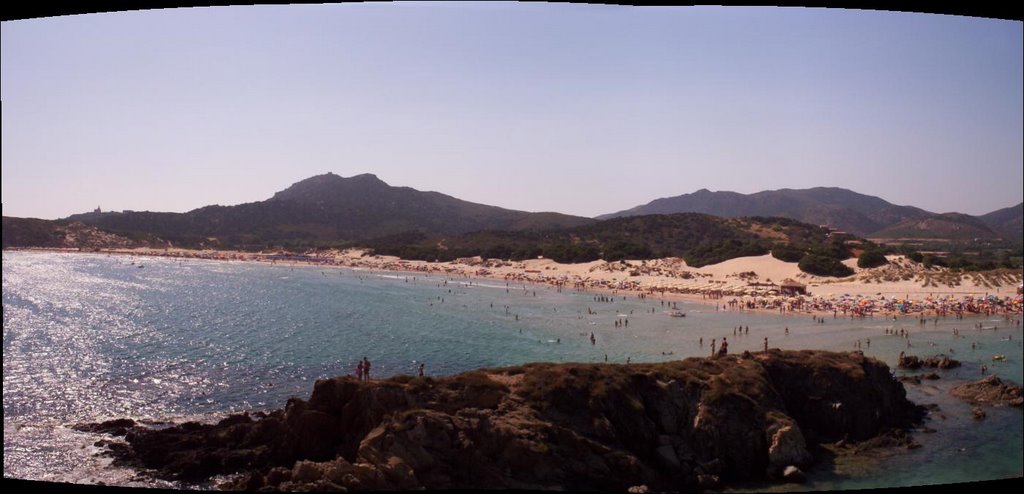 Spiaggia Su giudeu - verso sud by michelangelo rucher