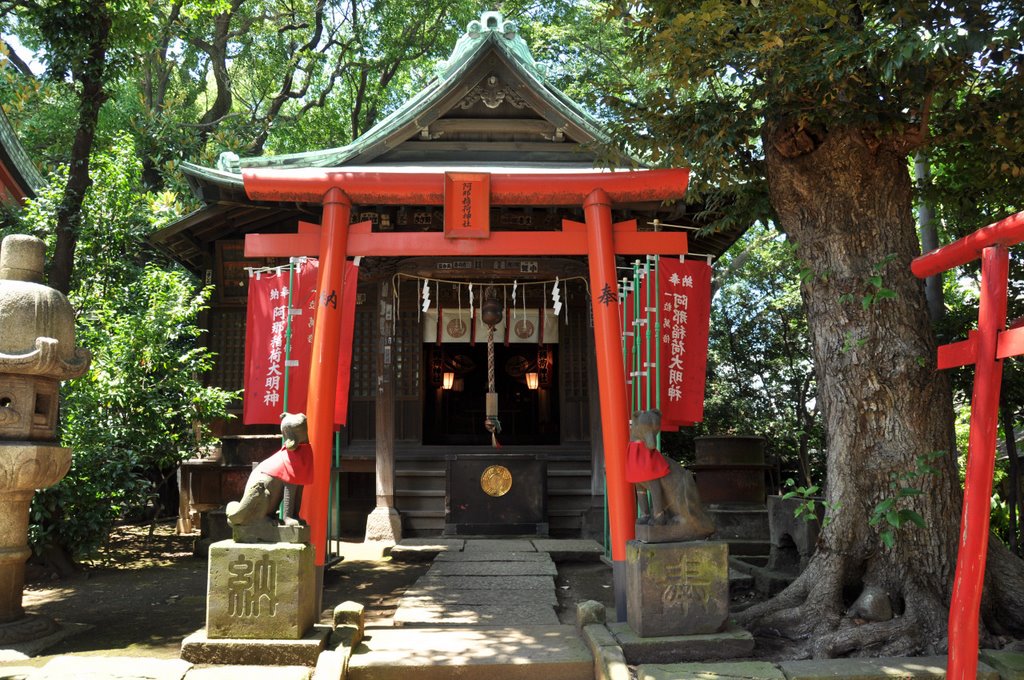 Ana-Inari-Jinja 阿那稲荷神社 (2009.07.26) by k.takita