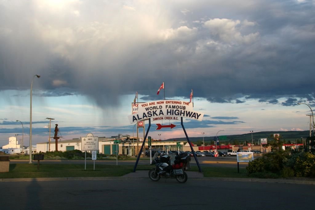 Alaska Highway entrance, Dawson Creek, British Columbia by http://timtraveler.com