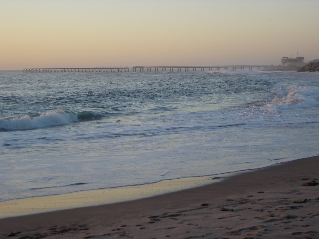 Sunset at Swakopmund seen from Tiger Reef Bar by alexmank