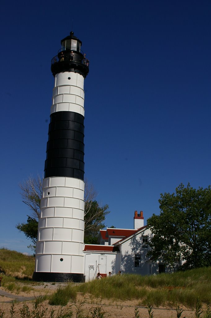 Big Sable Lighthouse at Ludington, Michigan by Mew