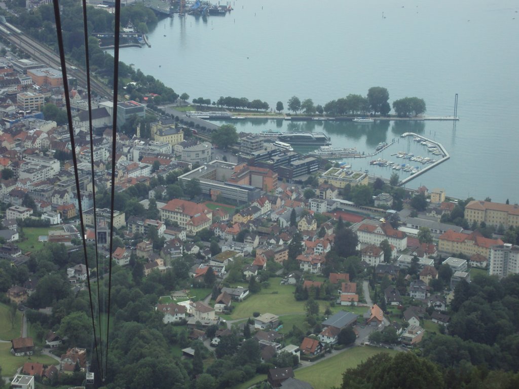 View of Bregenz from Cable car by canucklehead1947