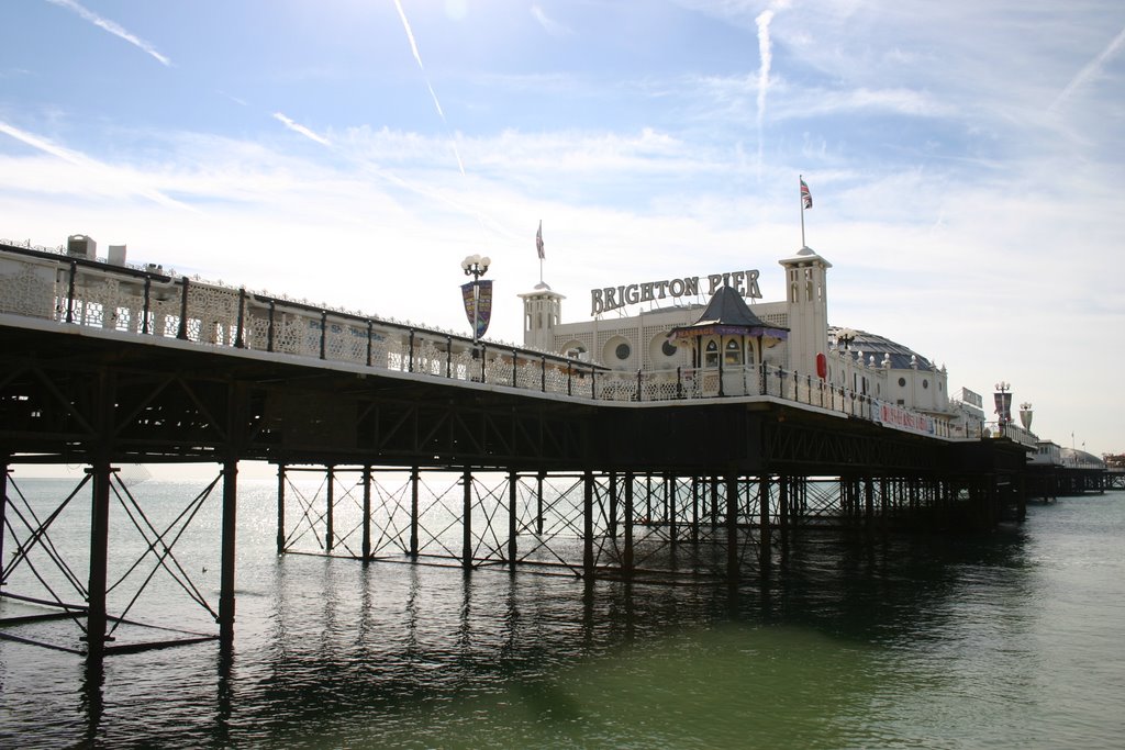 Brighton pier by drijfzand