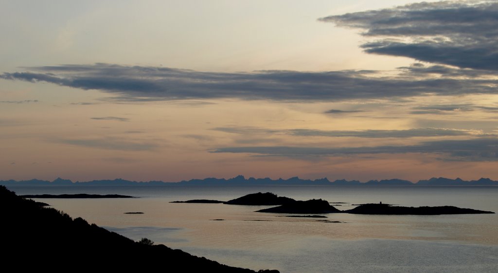 Vue depuis Bø près de Steigen by Saint-Jalm François