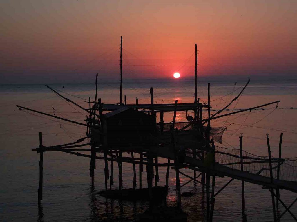 Alba al trabocco di Fossacesia - 2 by Marco Nanni