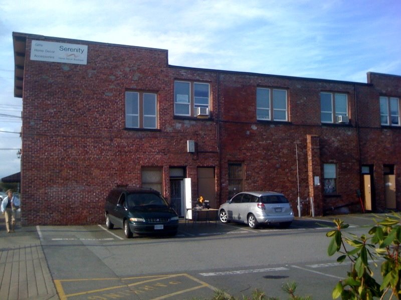 Brick building, Steveston, Richmond, BC by x-rusky