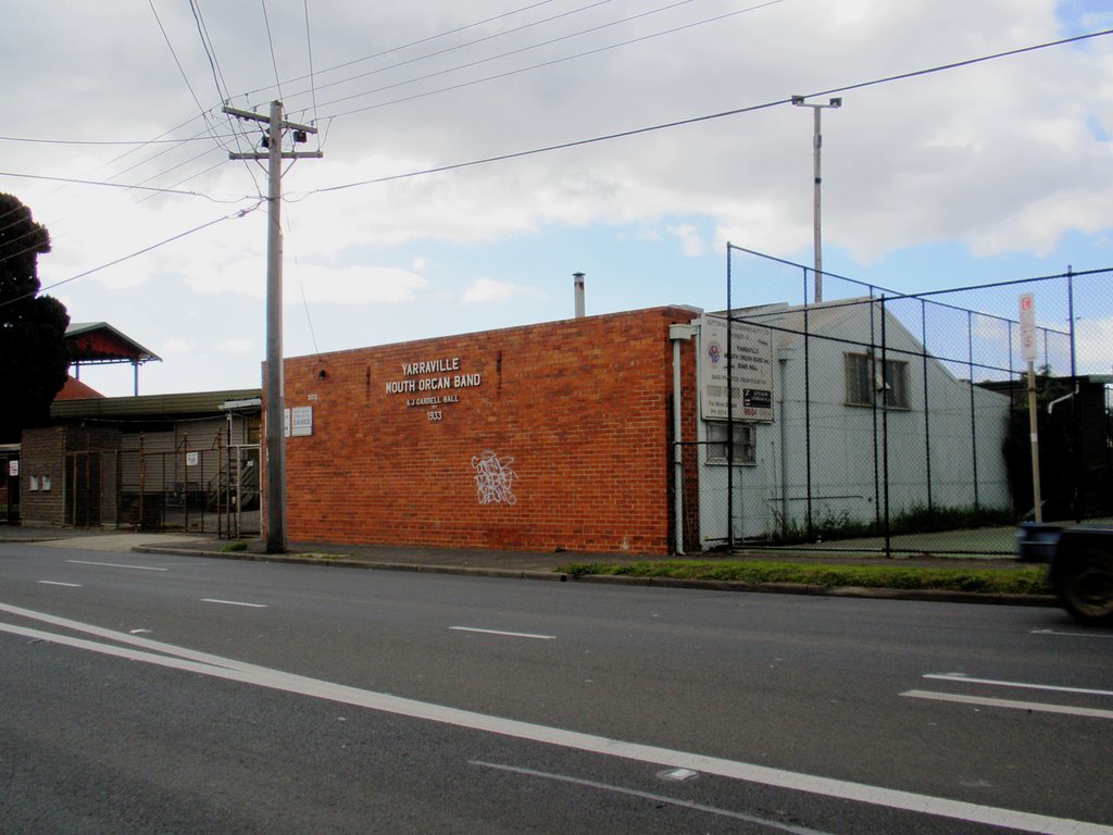 A.J. Cardell Hall - the home of the Yarraville Mouth Organ Band. Founded by Ernie Weybury in 1933, this is believed to be the only Mouth Organ Band of its kind in the world (2009). by Muzza from McCrae