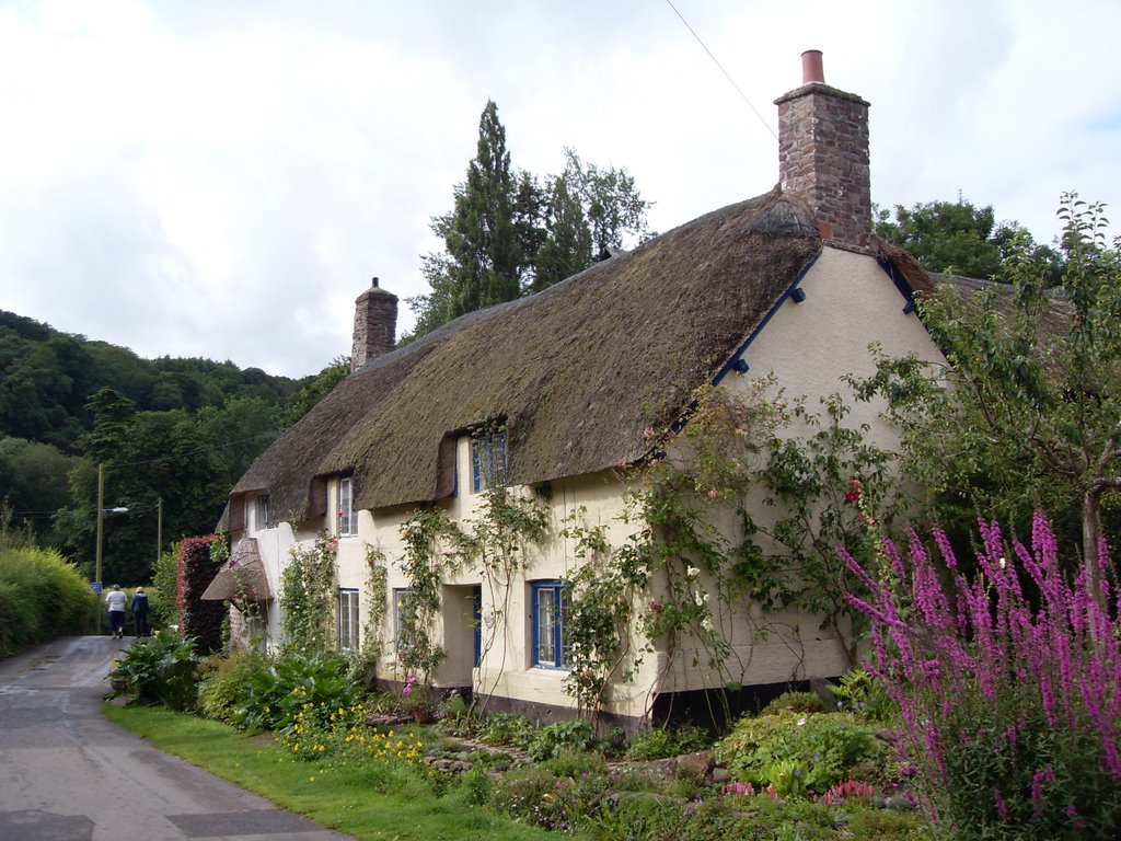 Dunster Cottages by Rosa Foulger