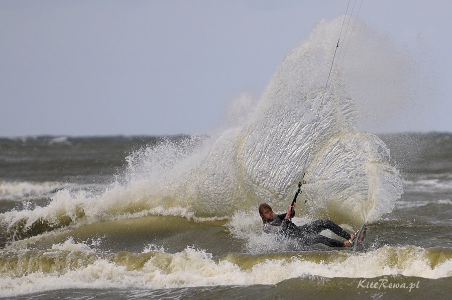 Łeba kitesurfing by Mariusz Malinowski