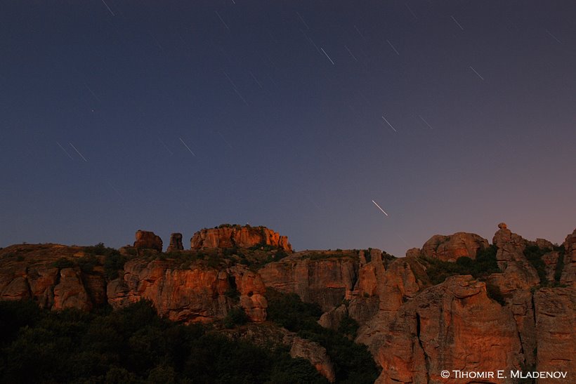 ♦ Belogradchik rocks ♦ at night by Tihomir E. Mladenov