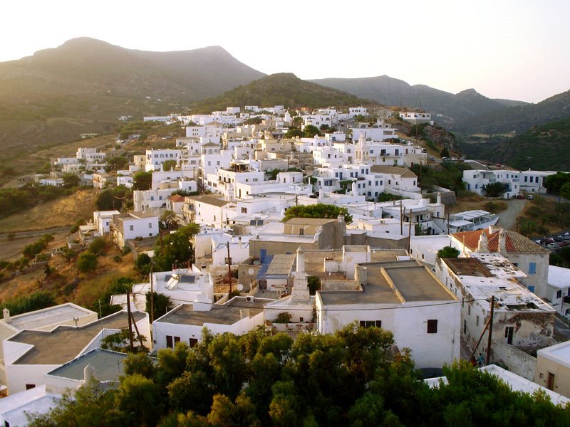 Kythira town - view from the castle, Greece by G Da