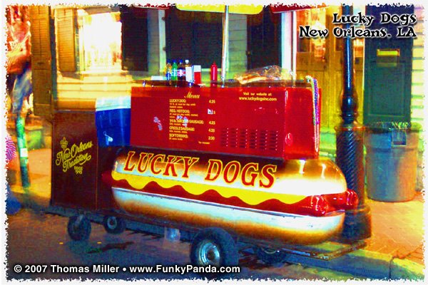 Lucky Dogs in New Orleans, LA - www.funkypanda.com by funkypanda