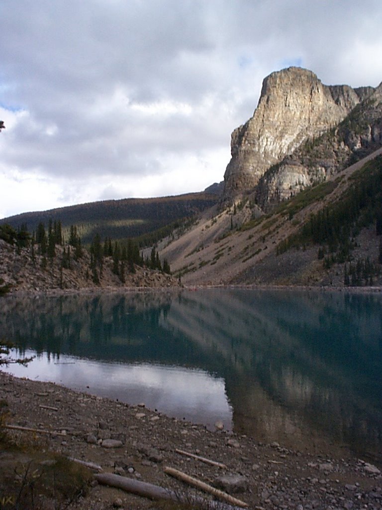 Tower of Babel Mtn. by Morraine Lake by Jerry Frank