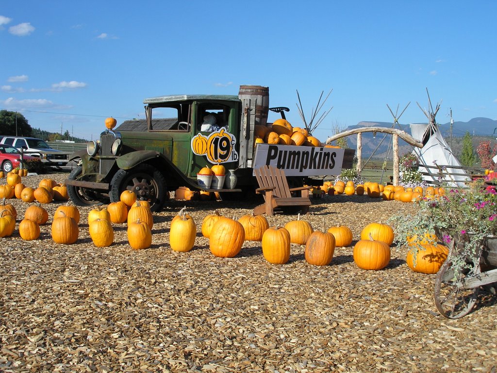 Fruit Stand at Vernon BC by Jerry Frank