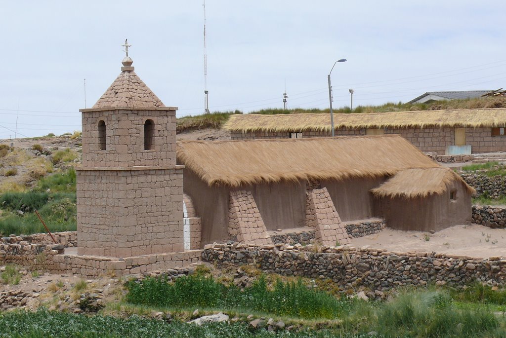 Iglesia de Socaire, desierto de Atacama Chile by marisa suárez garcía