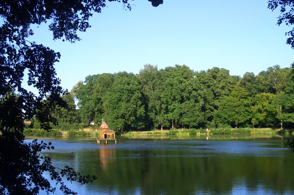 Poland, Brzeg Dolny, Dythernfurt, Lake near the Palac by aurorajolanda - NO VIEW!