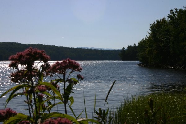 Le lac Mégantic vu du rang des Grenier by UbRegis