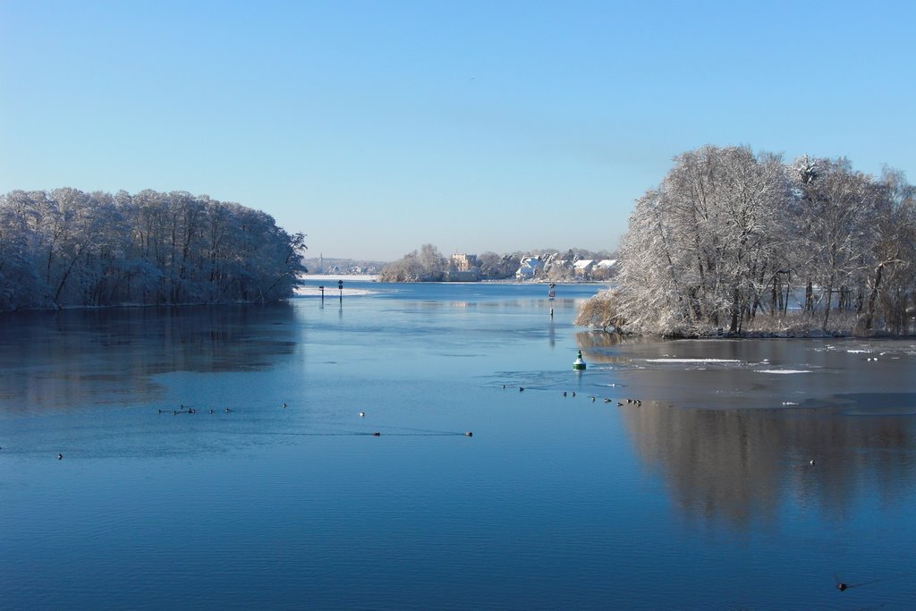 Blick über Zeuthener See, Brücke Schmöckwitz by FlyinBiker