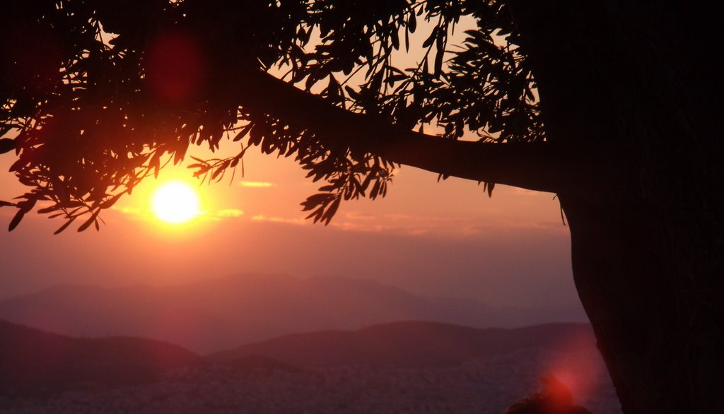 Lykavittos Hill, Athens highest point by TropicB