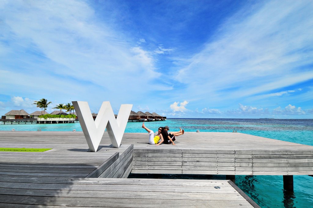 W-resort Maldives Arrival Jetty by wshixin