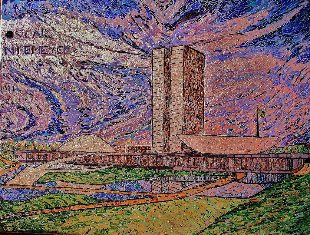 Brasilia-mosaïque by bernard bonin