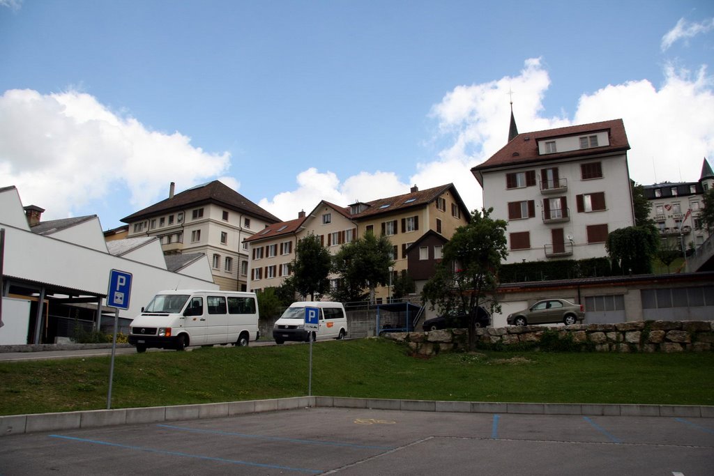 Parkplatz beim Bahnhof by vodua