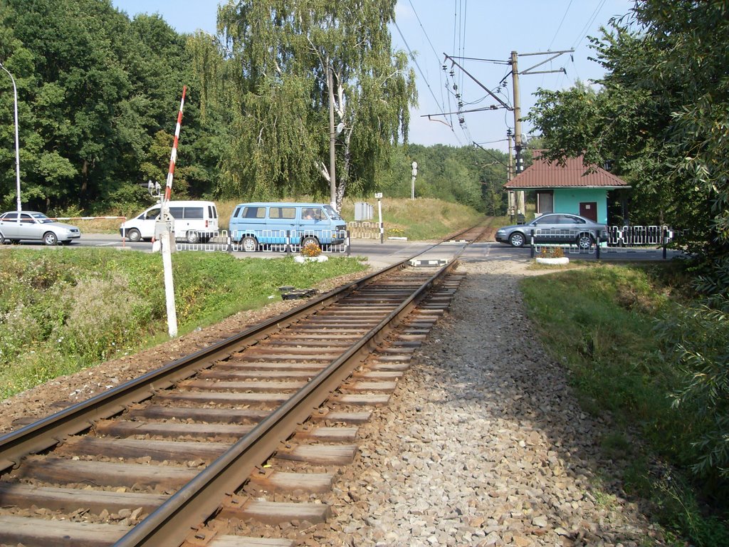 Ж.Д. переезд возле ст.Трускавец (crossing) near st.Truskavec by tiburon8