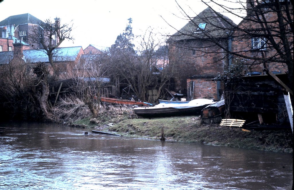 CANAL VIEW MARCH NEWBURY 1972 by Al Walker