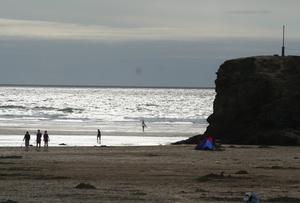 Evening : Perranporth Beach by Peter Connolly